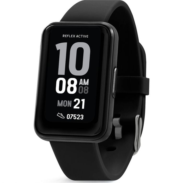 Reflex Active Series 49 Strap Wellness Tracking Calling Smart Watch Black