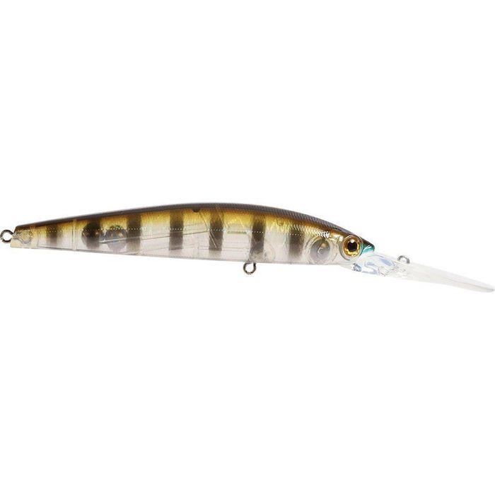 Atomic Hardz Slim Twitcher 125mm Deep Hard Body Fishing Lure Ghost Gill Brown