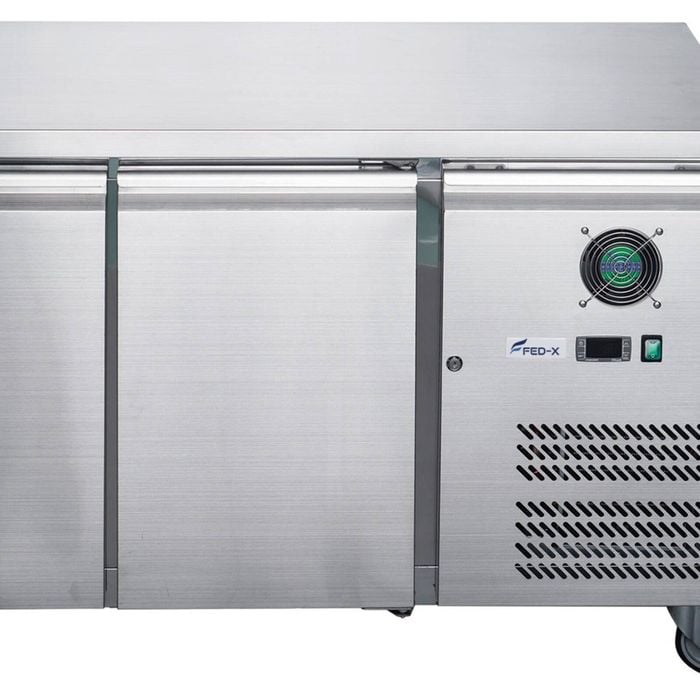 FED-X S/S Two Door Bench Fridge - XUB6C13S2V