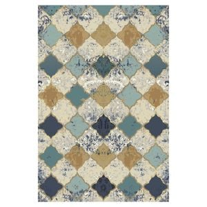 Urban Style Bazaar Printed Microfibre Rug – Turkish Tiles | 160x240cm