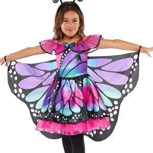 Pretty Pink And Purple Butterfly Girls Costume - 10-12