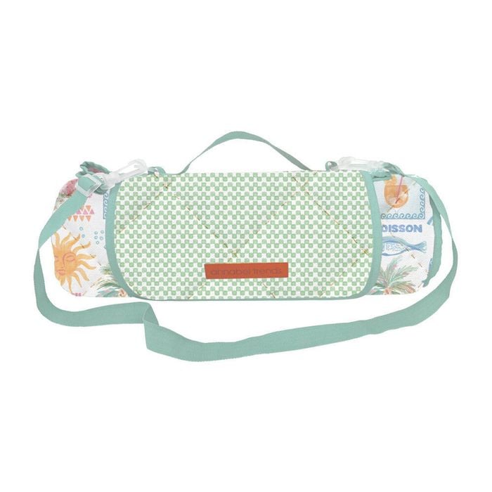 Annabel Trends Outdoor Picnic Mat w/ Strap Square Foldable 2x2m Vacay