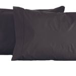Jenny Mclean Porto Pillowcases 2 Pcs Set 100% Cotton 400TC - Granite