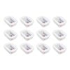 12PK Lemon & Lime Yorkshire Glass Fresh Lock Food Container 375ml