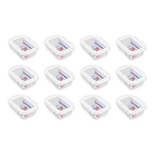 12PK Lemon & Lime Yorkshire Glass Fresh Lock Food Container 375ml