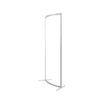 WAVE Clear Divider Screen 1800x800mm Clear Curved
