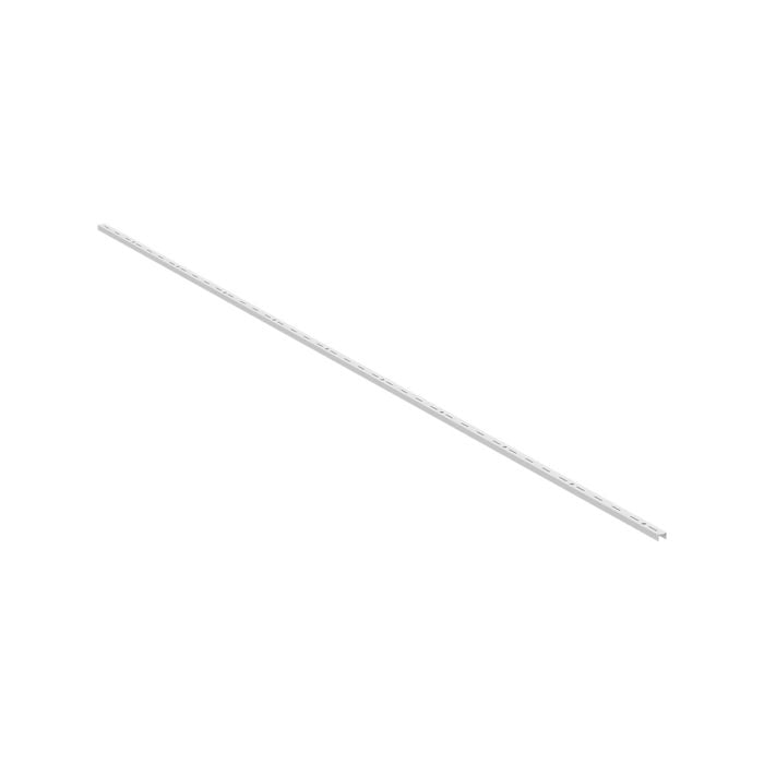 Flexi Storage Home Solutions 2000mm White Single Slot Wall Strip