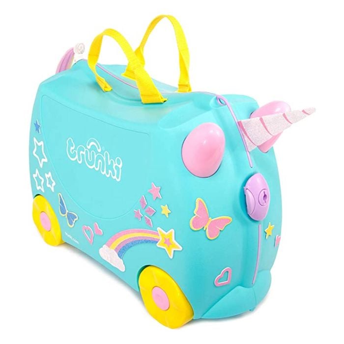 Trunki Ride On Kids Suitcase Luggage Toy Box | Una Unicorn