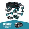 Makita XGT 40V Brushless 6 Piece 4.0Ah Combo Kit