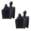 SOGA 2X Abstract Human Figurine Sets – Modern Art Sculptures