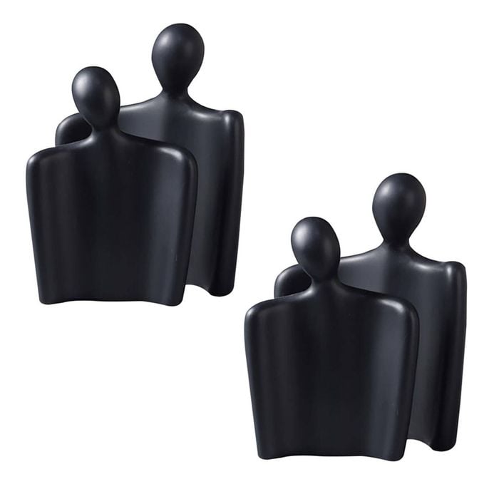 SOGA 2X Abstract Human Figurine Sets – Modern Art Sculptures