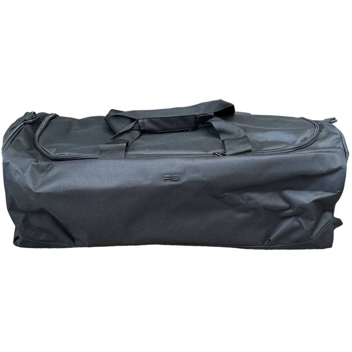 60L FIB Sports Duffle  Duffel Gym Canvas Travel Foldable Black
