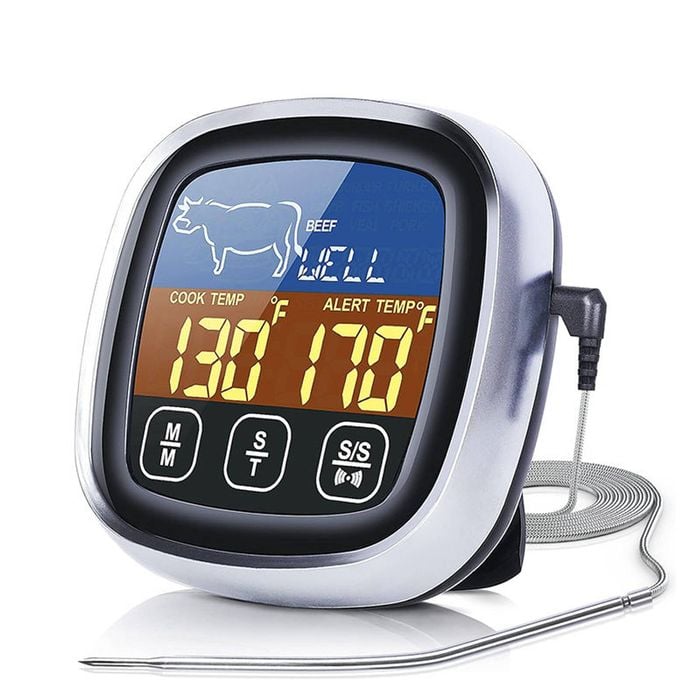 Catzon Digital Grill Thermometer with Timer Touchscreen