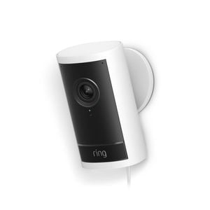 Ring 1-Pack White Outdoor Camera Pro Plug-in