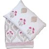 LVD Cotton Bedspread/Quilt w/2x Pillow Shams Home Bedding Set Queen/King Mogul
