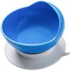 EQUIPMED Scoop Bowl with Suction Base, Non-Slip, High Rim, Adaptive Dining Aid for Elderly Arthritis, Self-Feeding, BPA Free