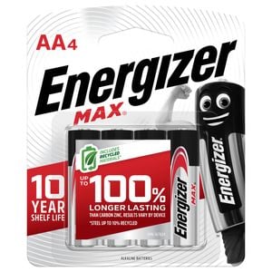 Energizer Max AA Battery - 4 Pack