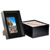 Nicola Spring 3D Deep Box Frames with A5 Mount - A4 (8" x 12") - Black - Pack of 5