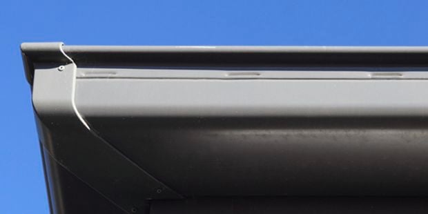 Roof guttering.