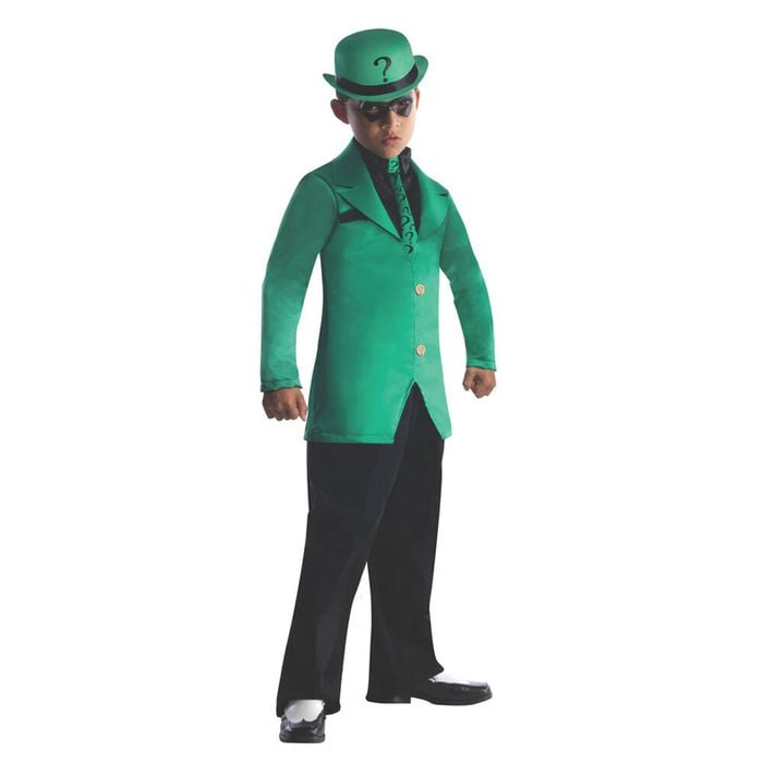 Dc Comics The Riddler Batman Universe Kids/Childrens Dress Up Costume Size M