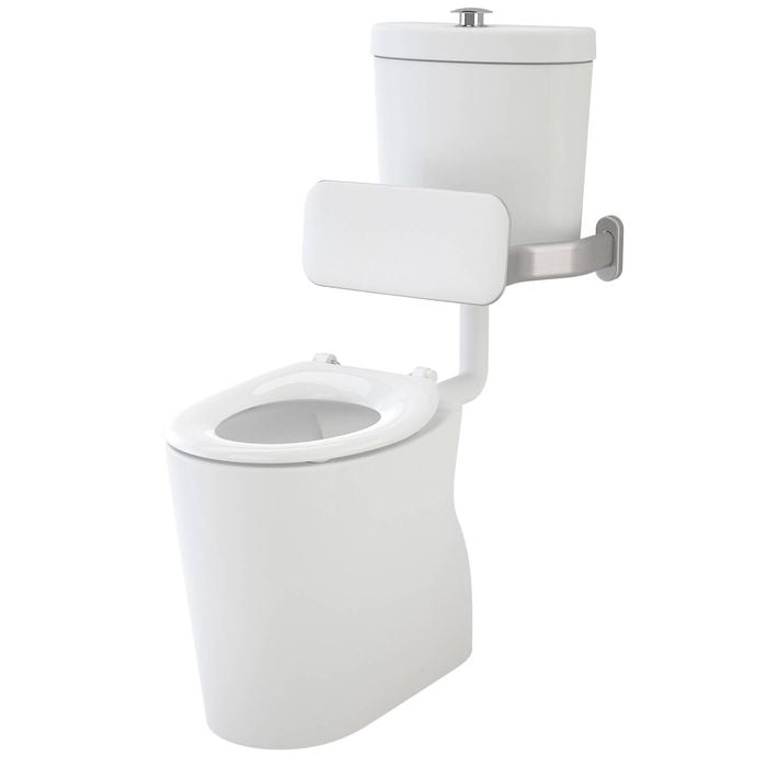Caroma Care 610 Cleanflush Connector S Trap Suite with Backrest