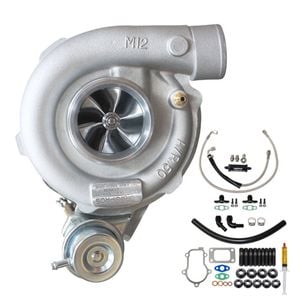 Upgrade Billet Gt3582r Turbo Charger With Oil Feed & Return Line Kit For Ford Falcon Fg Fgx Xr6/g6e Barra 4.0l