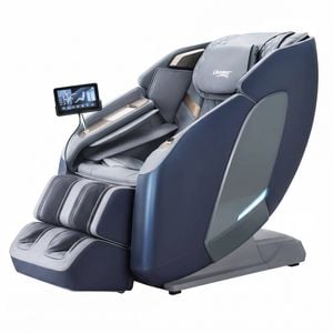 Livemor 4D Massage Chair Double Core SL Track Recliner Full Body Zero Gravity Heat Body Scan Melisa