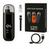 Handheld Portable Nose Hair Trimmer Rechargeable USB-C Clipper Shaver in Black - Black | Hair Trimmer