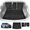 Boot Liner Set For Volkswagen Vw Tiguan 2016-2024 All Weather Heavy Duty Car Trunk Back Seat Protector Cargo Kick Mats
