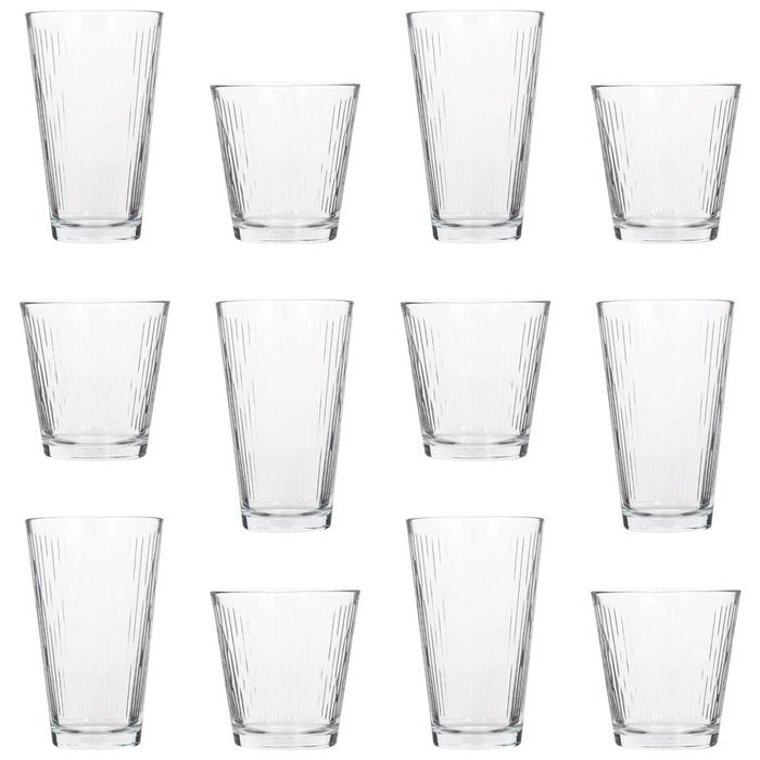 LAV 12pc Nora Highball Glasses & Tumblers Set