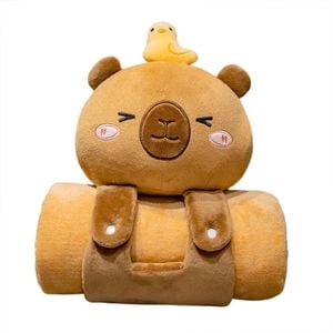 Catzon 100x170cm Rolling Blanket Portable Soft Cute For Kids Sleeping Bag Parties-duck
