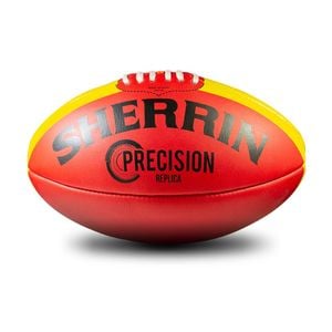 Sherrin Precision Replica Red Leather Afl Training Football Size 2
