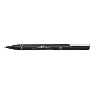 Uni Pin Fine Line Drawing Pen 12pcs (Black) (0.6mm)