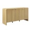 Jhoanna Buffet Sideboard Cabinet 3 Doors Oak