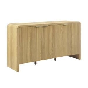 Jhoanna Buffet Sideboard Cabinet 3 Doors Oak