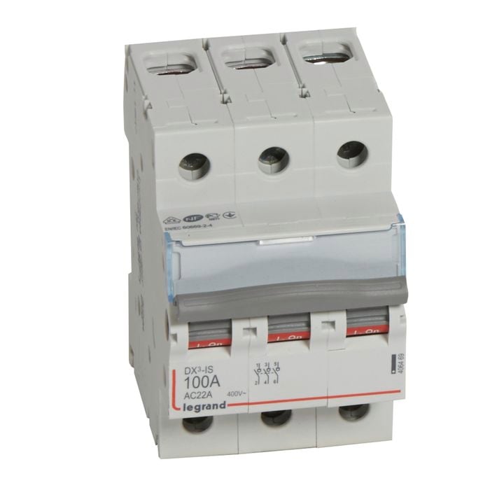 HPM 100A 400V 3 Module Isolating Switch