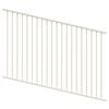 ProtectorAl 1201-2400W x 1200H Surfmist Flat Top Pool Fence Panel Raked Up to 15º