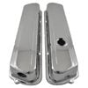 Chrome Steel Low OEM Style Valve Rocker Covers Pair suits Holden 253 308