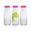 LAV Fonte Glass Carafes - 1.2L - Pink - Pack of 3