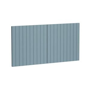 Kaboodle 1000mm Danish Blue V-Groove Fridge Cabinet Doors - 2 Pack