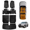 3D Floor Mats Boot Liners Set for Isuzu MU-X MUX 2013-2021  Cargo Car Trunk Luggage Tray