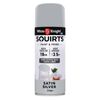 White Knight 310g Silver Satin Squirts Spray Paint