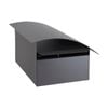 Sandleford Grey And Silver Surf Post Mount Letterbox