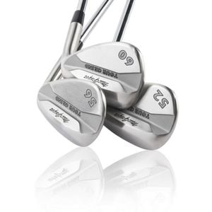 Macgregor Golf Tour Grind Milled Face Golf Wedge Set, Chrome, Mens Left Hand
