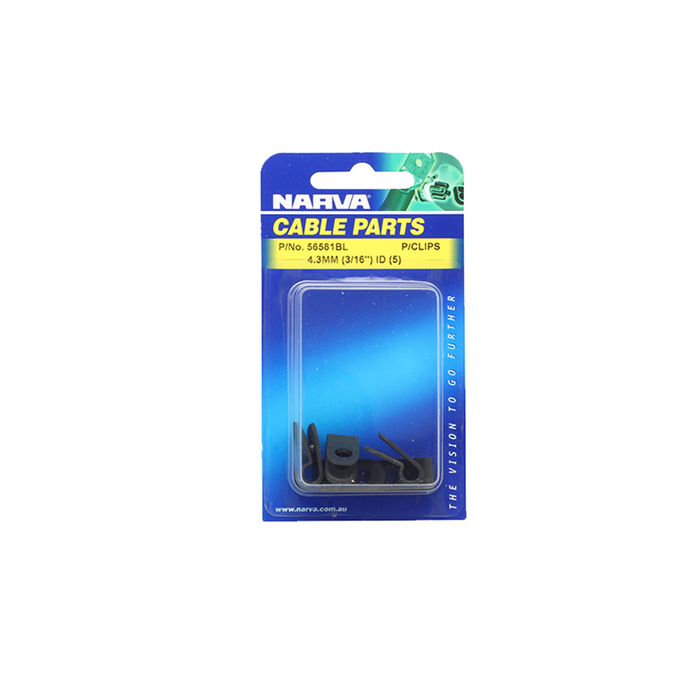 Narva ID P/Clips - 5 Pack - 4.3mm