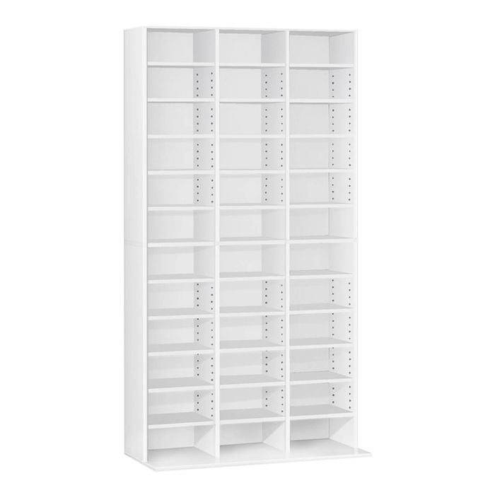 Artiss Bookshelf Cd Storage Rack - Bert White