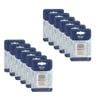 12x 5pc Malli Sewing Steel/plastic Sewing Machine Needles Silver Assorted Sizes