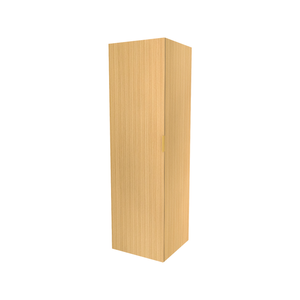 Lugna 2048 x 600 x 580mm Sand 3 Shelf 3 Drawers Left Hinged Door Storage Cabinet