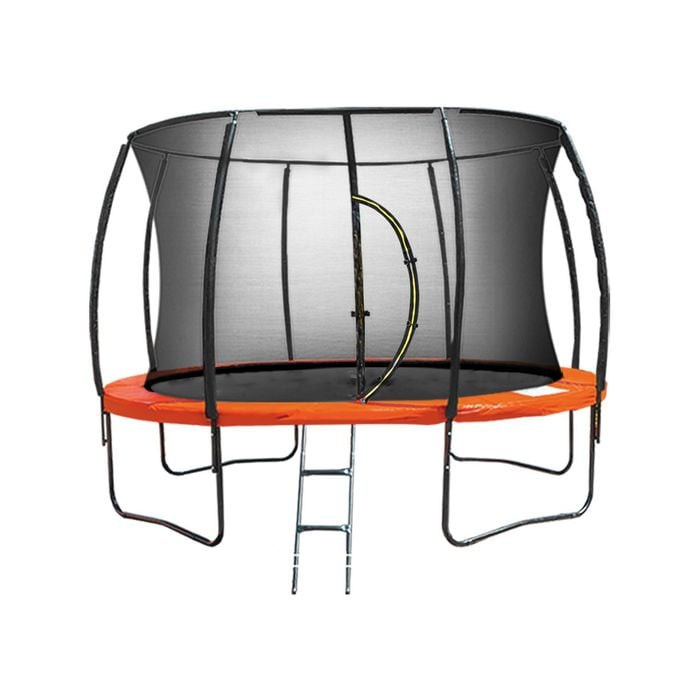 Kahuna Classic 14ft Trampoline - Orange Blue