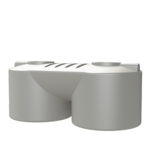 Melro Tanks 4000L Birch Grey Squat Slimline 4010 Poly Water Tank